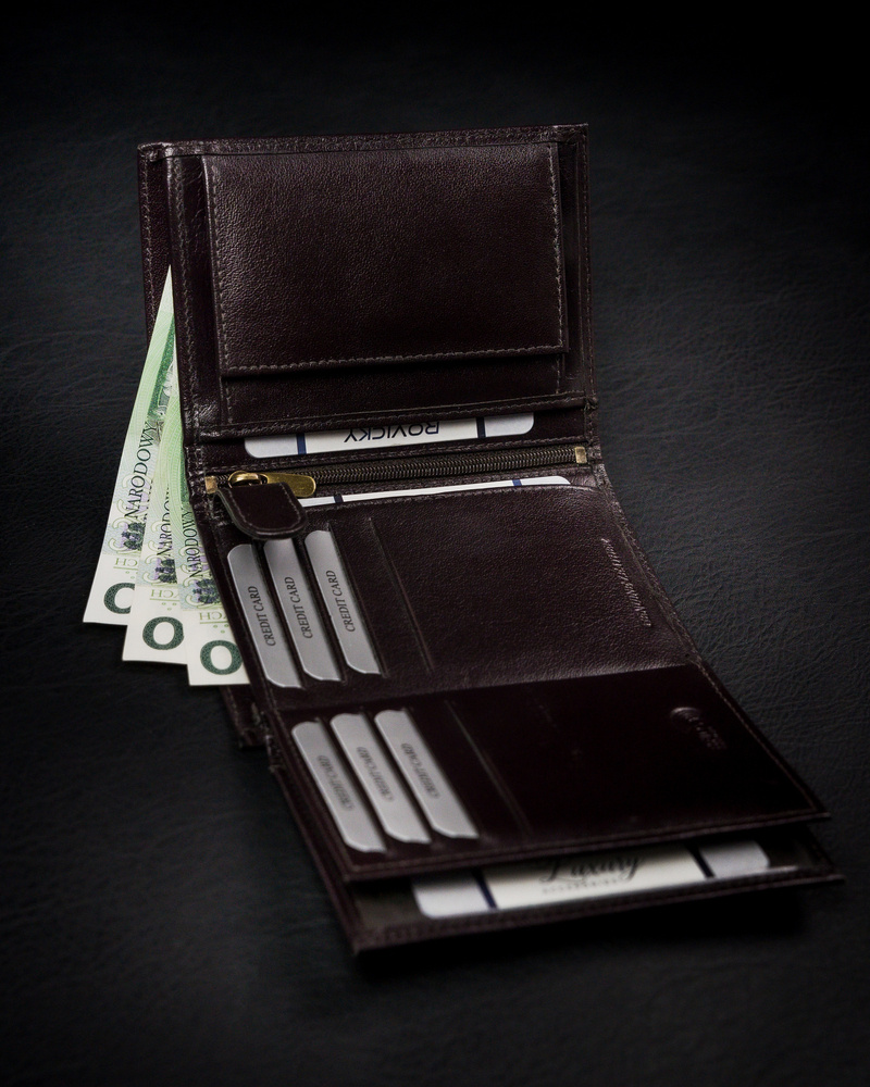 Гаманець чоловічий Rovicky 1537-03-BOR-1249 Brown-Black Гаманець чоловічий Rovicky 1537-03-BOR-1249 Brown-Black